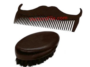 Laser Cut Beard Comb Template For Men Vector File