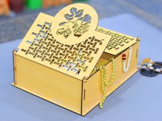 Laser Cut Box Jewelry Box Makeup Box Organizer Wooden Box 3mm Vector File