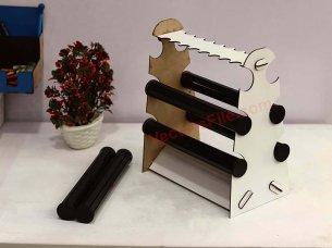 Laser Cut Bracelet and Bangle Jewelry Organizer Stand