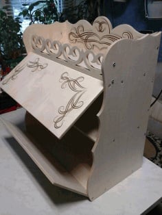 Laser Cut Bread Box 3D Puzzle CDR File