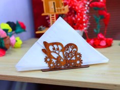 Laser Cut Butterfly Napkin Holder Template 3mm Vector File