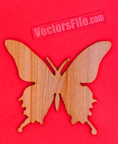 Laser Cut Butterfly Silhouette for Wall Art Work Butterfly CDR and DXF Vector File