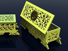 Laser Cut Casket Box Jewelry Box Template Gift Box Idea Vector File