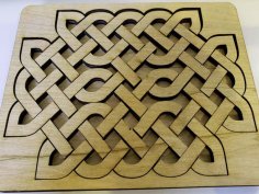 Laser Cut Celtic Knot Stray Kids Educational Puzzle Template Vector File