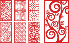 Laser Cut Decorative Panels Decorative Screens Free CDR Vectors File