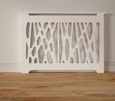 Laser Cut Decorative Radiator Cover Jali Pattern Design CDR File