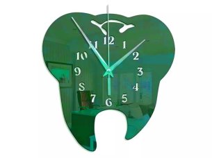 Laser Cut Dentist Wall Clock Tooth Shape Clock Dental Wall Clock Vector File