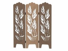 Laser Cut Divider Screen Jali Panel Layout CDR File