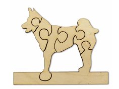 Laser Cut Dog Puzzle Toys Template for Kids Vector File