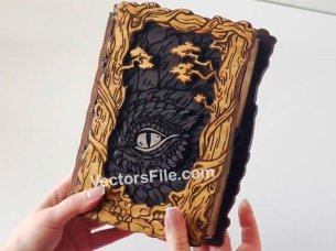 Laser Cut Dragon Eye Vintage Gift Box Unique Design