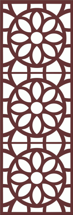 Laser Cut Drawing Room Grill Floral Seamless Design Download Free Vector