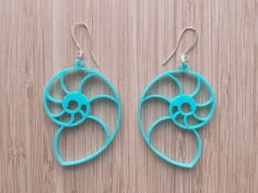 Laser Cut Earrings Jewelry Templates Free DXF File