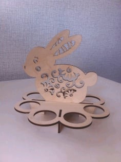 Laser Cut Easter Bunny Free CDR Vectors File