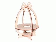 Laser Cut Easter Egg Holder Gift Box CDR File