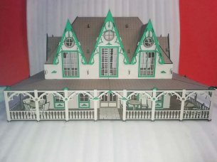 Laser Cut Fairy Tale Villa 3D Puzzle Dollhouse Model