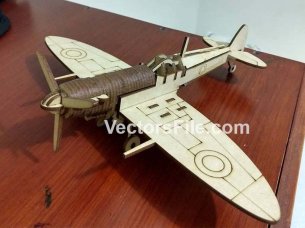 Laser Cut Fighter Jet 3D Puzzle Design Aeroplane Toy Model Kit