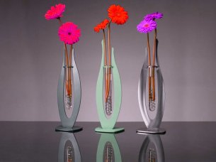 Laser Cut Flower Vase Flask Stand Plant Holder