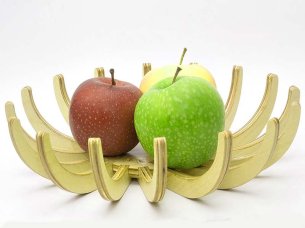 Laser Cut Fruit Bowl Wooden Fruit Basket Vector File