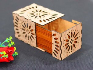 Laser Cut Gift Box Template Chocolate Box Jewelry Box Design