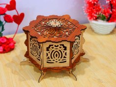 Laser Cut Gift Box Template Jewelry Box Design 3mm Vector File