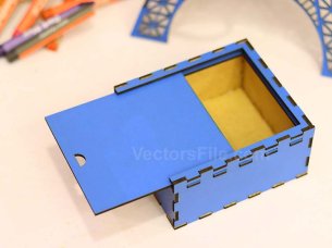 Laser Cut Gift Box Template Wooden Jewelry Box Design