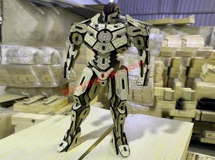 Laser Cut Gipsy Avenger Robot 3D Puzzle Toy Model Kit