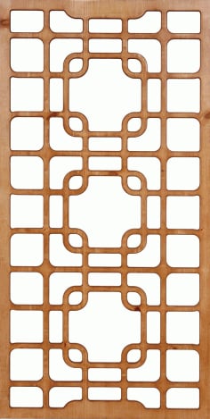 Laser Cut Grill Screen Ornamental Plasma Panel DXF File