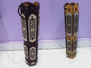 Laser Cut Hanging Wood Incense Holder Burner