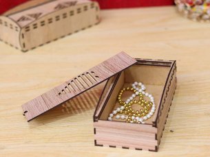 Laser Cut Jewelry Box Chocolate Gift Box Christmas Box