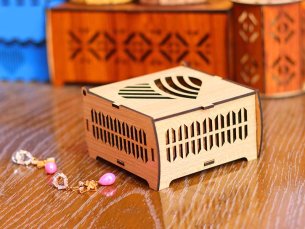 Laser Cut Jewelry Box Christmas Gift Box Design Chocolate Box