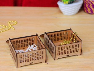 Laser Cut Jewelry Box Design Gift Box Chocolate Box Christmas Gift Box