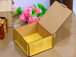 Laser Cut Jewelry Box Template Wooden Gift Box Chocolate Box