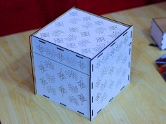 Laser Cut Jewerly Box Storage Box Gift Box 3mm Vector File