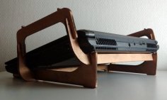 Laser Cut Laptop Stand Idea CDR File