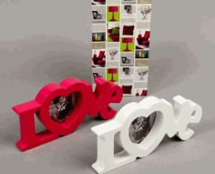 Laser Cut Love Heart Photo Frames Free Vector CDR File