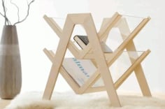 Laser Cut Modern Wooden Table PDF File