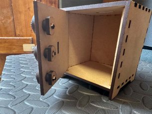 Laser Cut Money Saving Box Design Wooden Piggy Bank Template