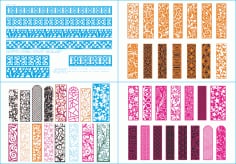 Laser Cut Pattern Collection Free CDR Vectors File