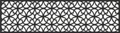 Laser Cut Pattern Template Wood Screen Free CDR Vectors File