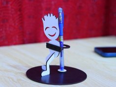 Laser Cut Pen Holder Template Groot Pencil Holder 3mm Vector File