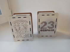 Laser Cut Personalized Piggy Bank Money Saving Box Free CDR File