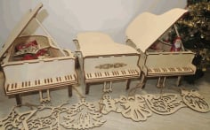 Laser Cut Piano Box CDR File