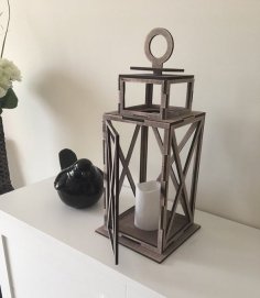 Laser Cut Plywood Lantern CDR File