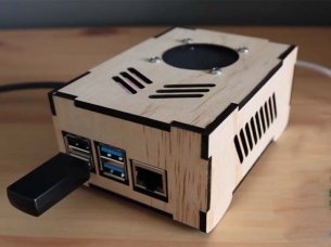 Laser Cut Plywood Pi Case Idea Wooden Pi Box Template Vector File