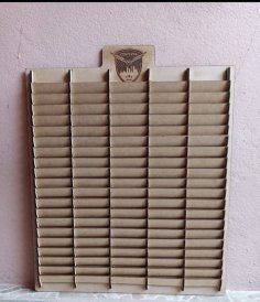 Laser Cut Plywood Rack for 100 Cards CDR File