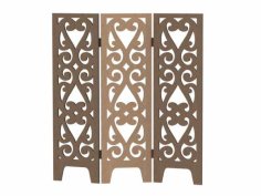 Laser Cut Privacy Screen Divider Panel Design CDR File