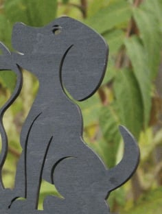 Laser Cut Puppy Dog Wood CDR File