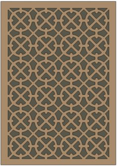 Laser Cut Room Divider Floral Screen Patterns Design CDR File