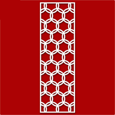 Laser Cut Screen Jali Pattern DXF File