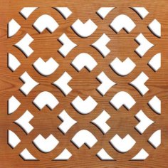 Laser Cut Separate Divider Grill Design Vector File